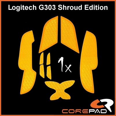 Corepad Soft Grips Grip Tape BTL BT.L Logitech G303 Shroud Edition